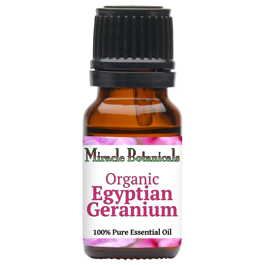 Geranium (Egyptian) Essential Oil - Organic (Pelargonium Graveolens)