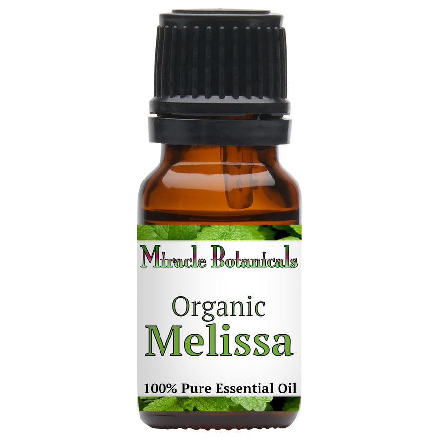 Melissa Essential Oil (Lemonbalm) - Organic (Melissa Officinalis) - Miracle Botanicals Essential Oils