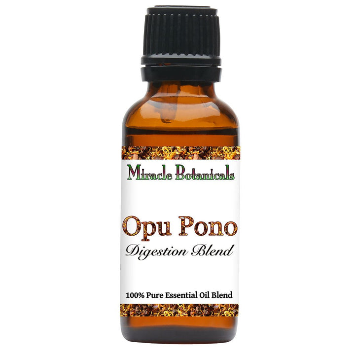 Opu Pono Digestive Essential Oil Blend - Compare to DigestZen by DoTerra - Miracle Botanicals Essential Oils