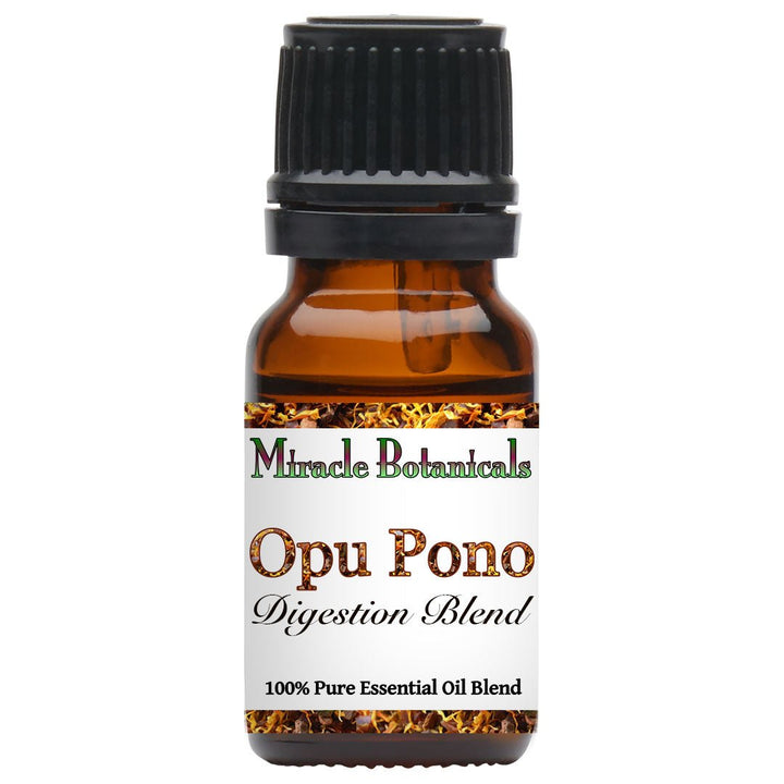 Opu Pono Digestive Essential Oil Blend - Compare to DigestZen by DoTerra - Miracle Botanicals Essential Oils