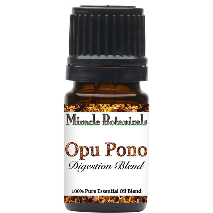 Opu Pono Digestive Essential Oil Blend - Compare to DigestZen by DoTerra - Miracle Botanicals Essential Oils