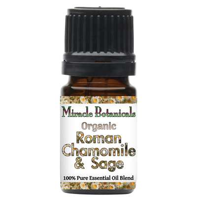 Roman Chamomile & Sage Essential Oil - Organic