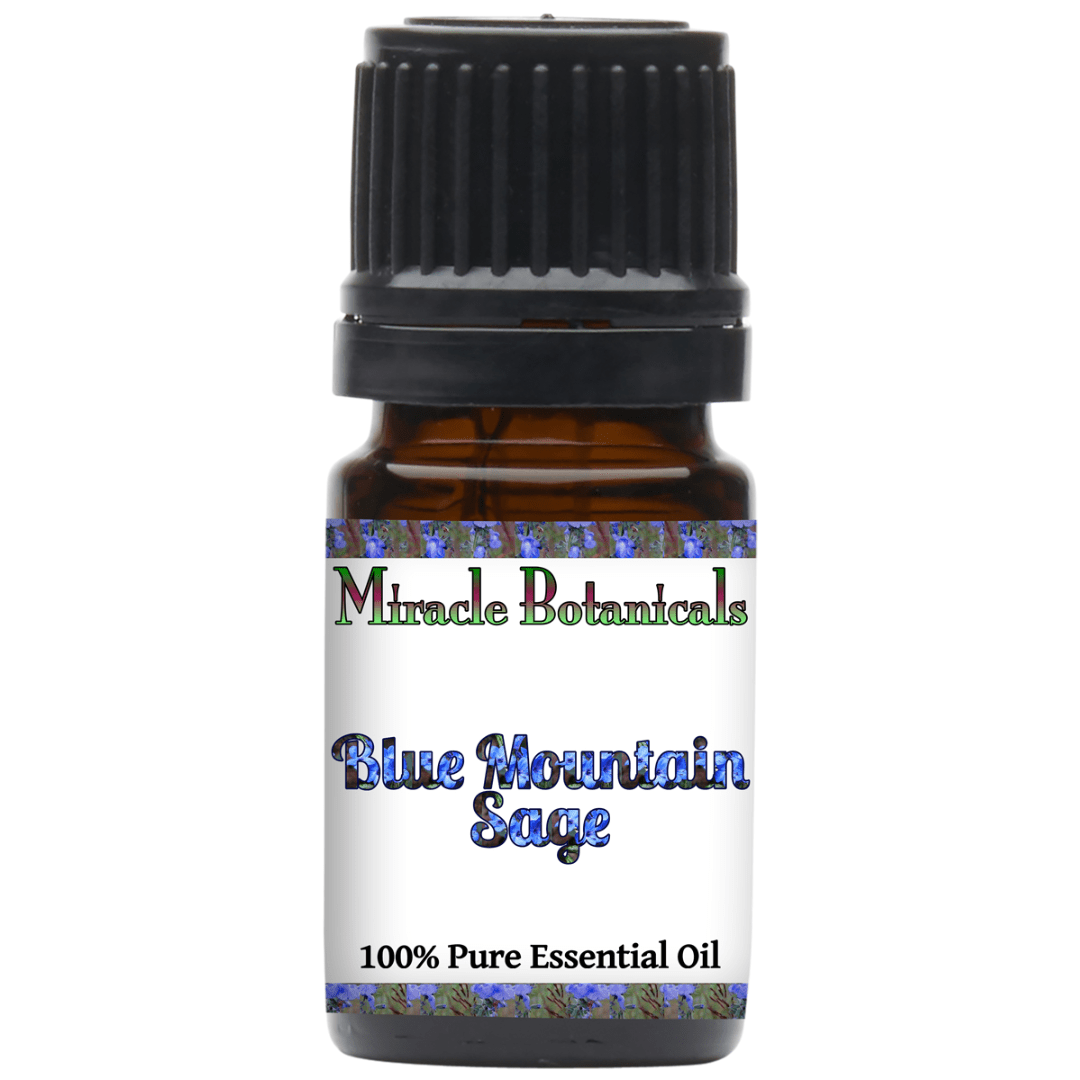 Sage (Blue Mountain) Essential Oil - (Salvia Chamelaeagnea) - Miracle Botanicals Essential Oils