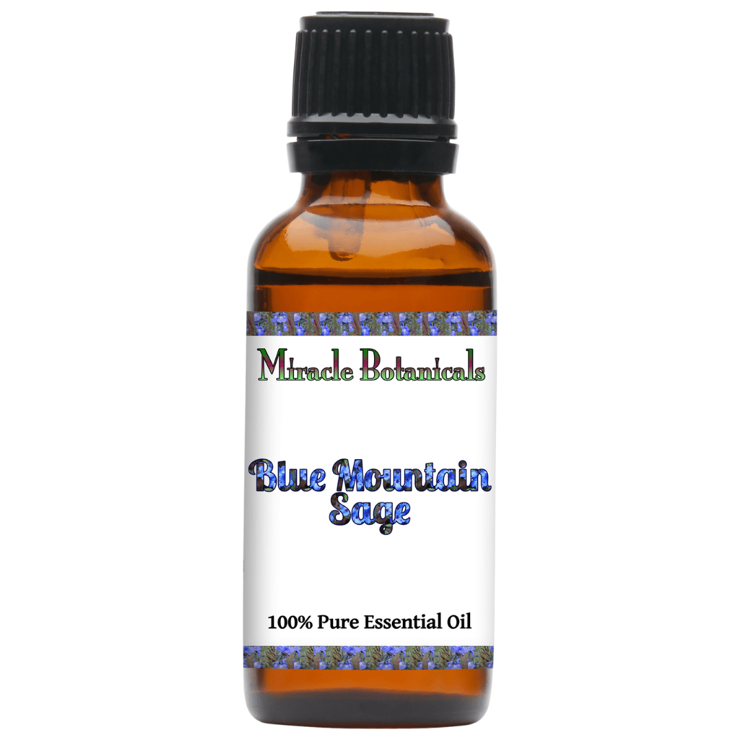 Sage (Blue Mountain) Essential Oil - (Salvia Chamelaeagnea) - Miracle Botanicals Essential Oils