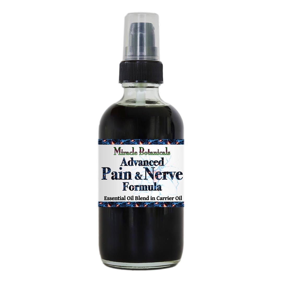 Advanced Pain & Nerve Formula - Essential Oil Blend for Pain Relief and Soothing Nerves - Miracle Botanicals Essential Oils