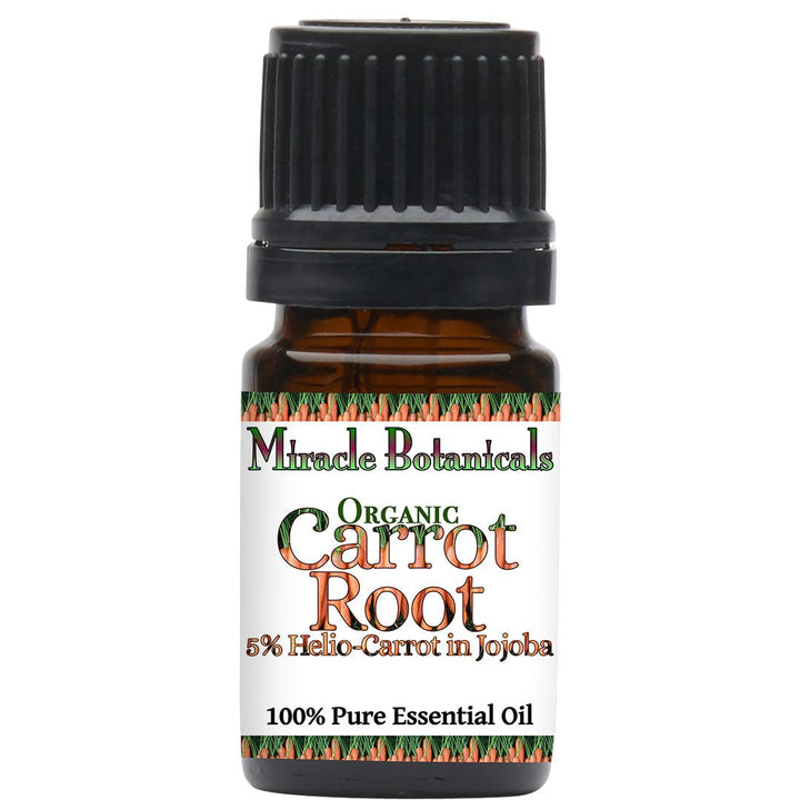Carrot Root Essential Oil - Helio Carrot in Jojoba - Organic - CO2 Extracted (Daucus Carota) - Miracle Botanicals Essential Oils