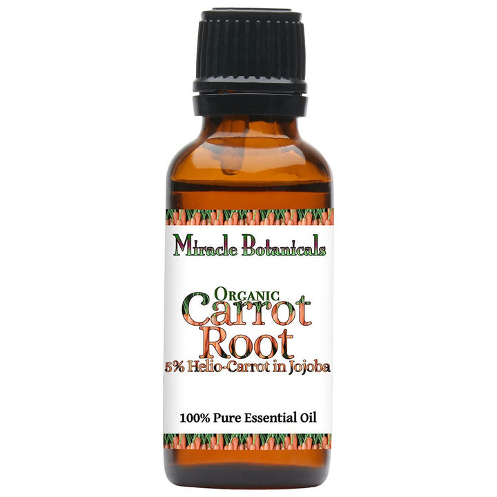 Carrot Root Essential Oil - Helio Carrot in Jojoba - Organic - CO2 Extracted (Daucus Carota) - Miracle Botanicals Essential Oils