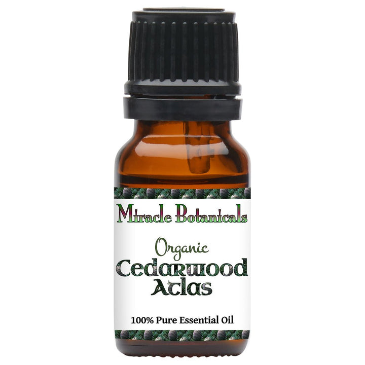 Cedarwood Atlas Essential Oil - Organic (Cedrus Atlantica) - Miracle Botanicals Essential Oils