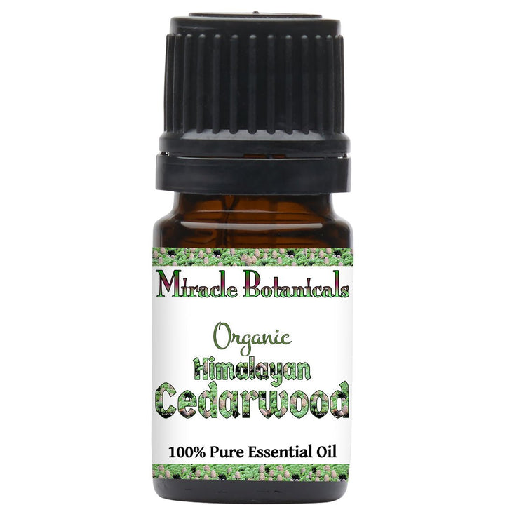 Cedarwood (Himalayan) Essential Oil - Organic (Cedrus Deodora) - Miracle Botanicals Essential Oils