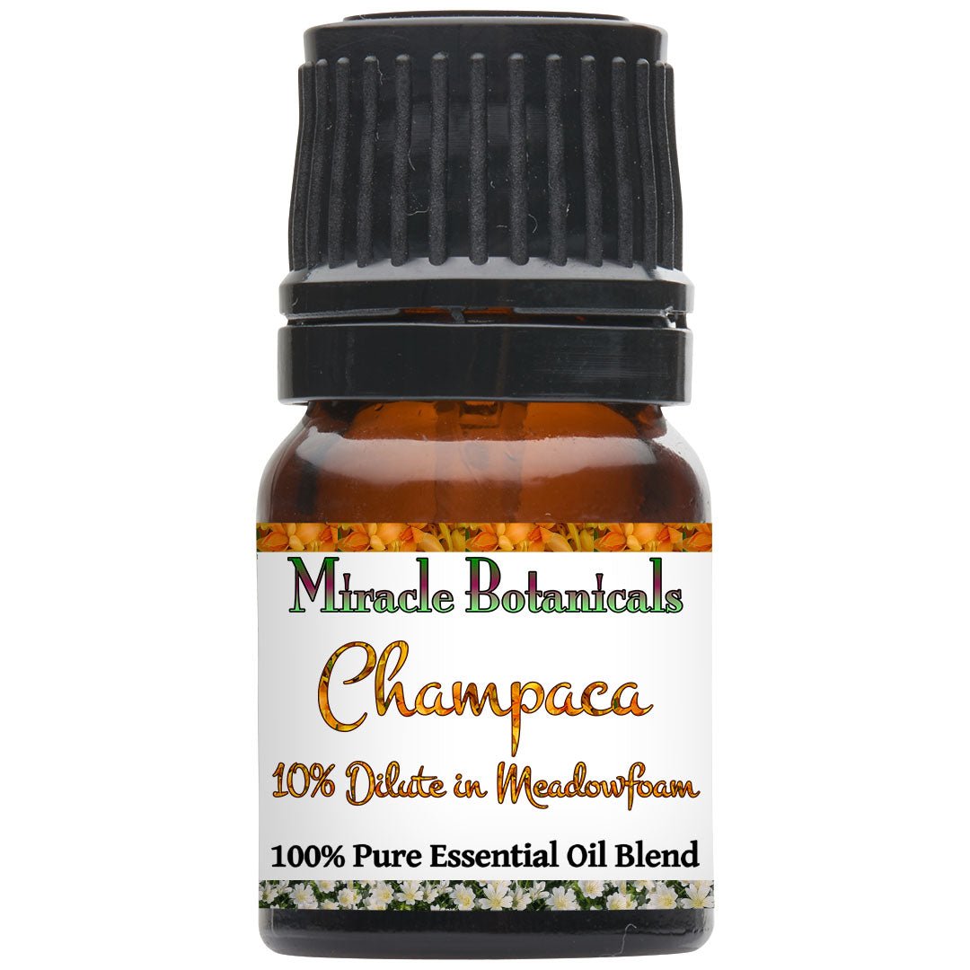 Champaca Essential Oil - 10% Dilute in Meadowfoam (10% Pure Michelia Champaca Preblended in 90% Limnanthes Alba) - Miracle Botanicals Essential Oils