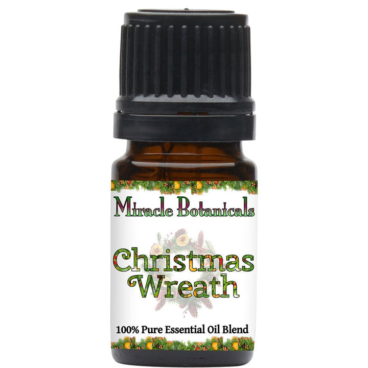 Christmas Wreath Essential Oil Blend - 100% Pure Essential Oil Blend of Christmas Joy - Miracle Botanicals Essential Oils