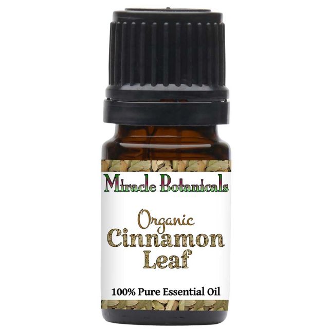 Cinnamon Leaf Essential Oil - Organic (Cinnamomum Zeylanicum Blume) - Miracle Botanicals Essential Oils