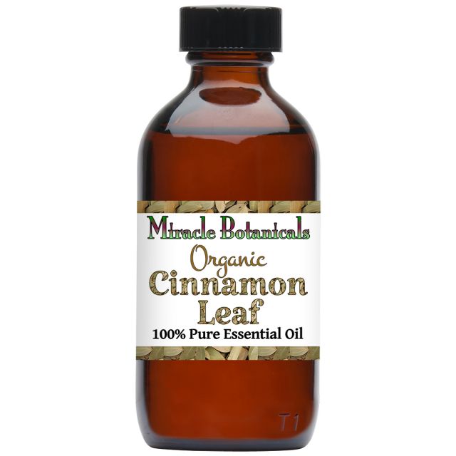Cinnamon Leaf Essential Oil - Organic (Cinnamomum Zeylanicum Blume) - Miracle Botanicals Essential Oils