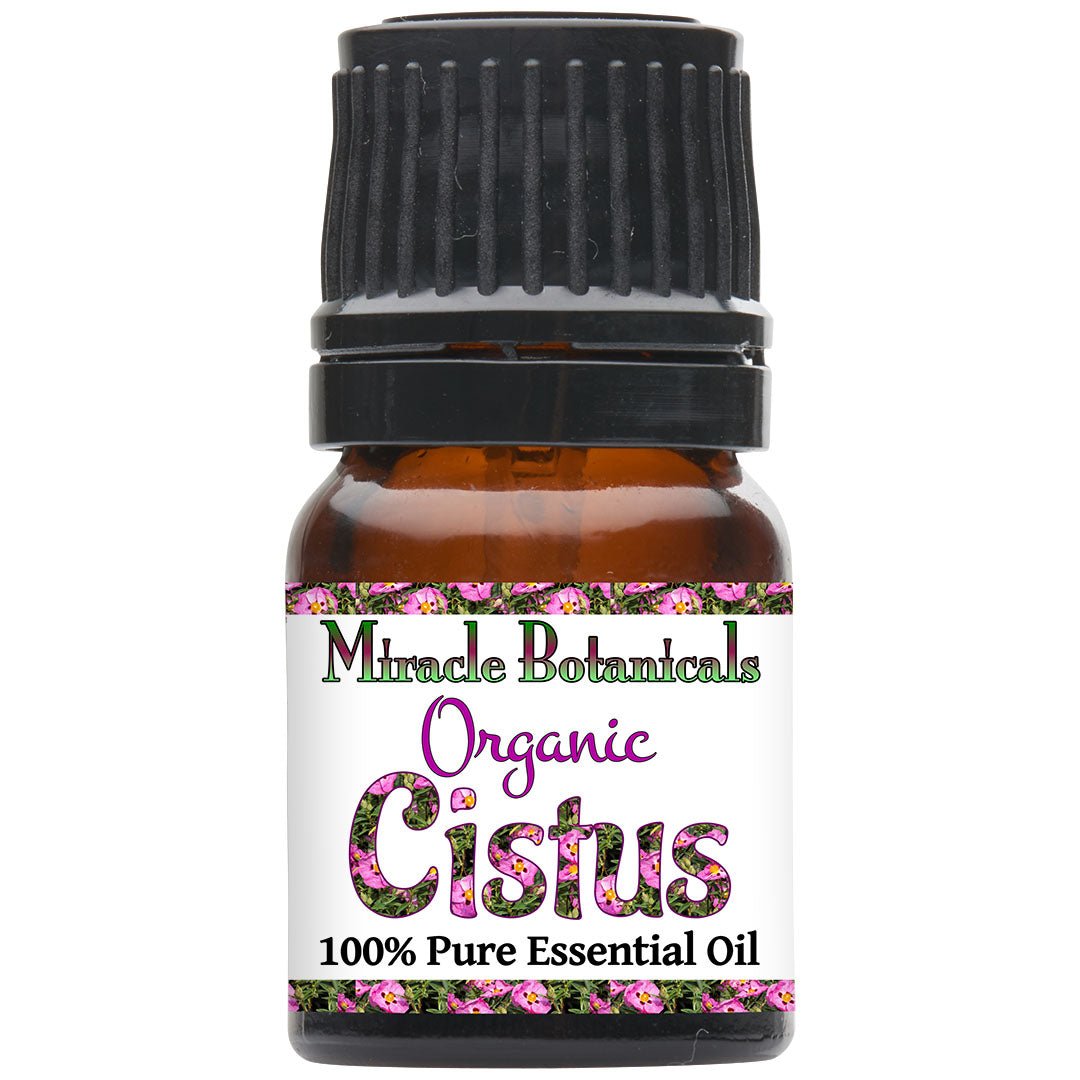 Cistus Essential Oil - Organic (Cistus Ladaniferus var. Creticus) - Miracle Botanicals Essential Oils