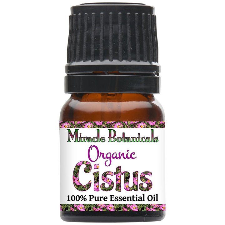 Cistus Essential Oil - Organic (Cistus Ladaniferus var. Creticus) - Miracle Botanicals Essential Oils