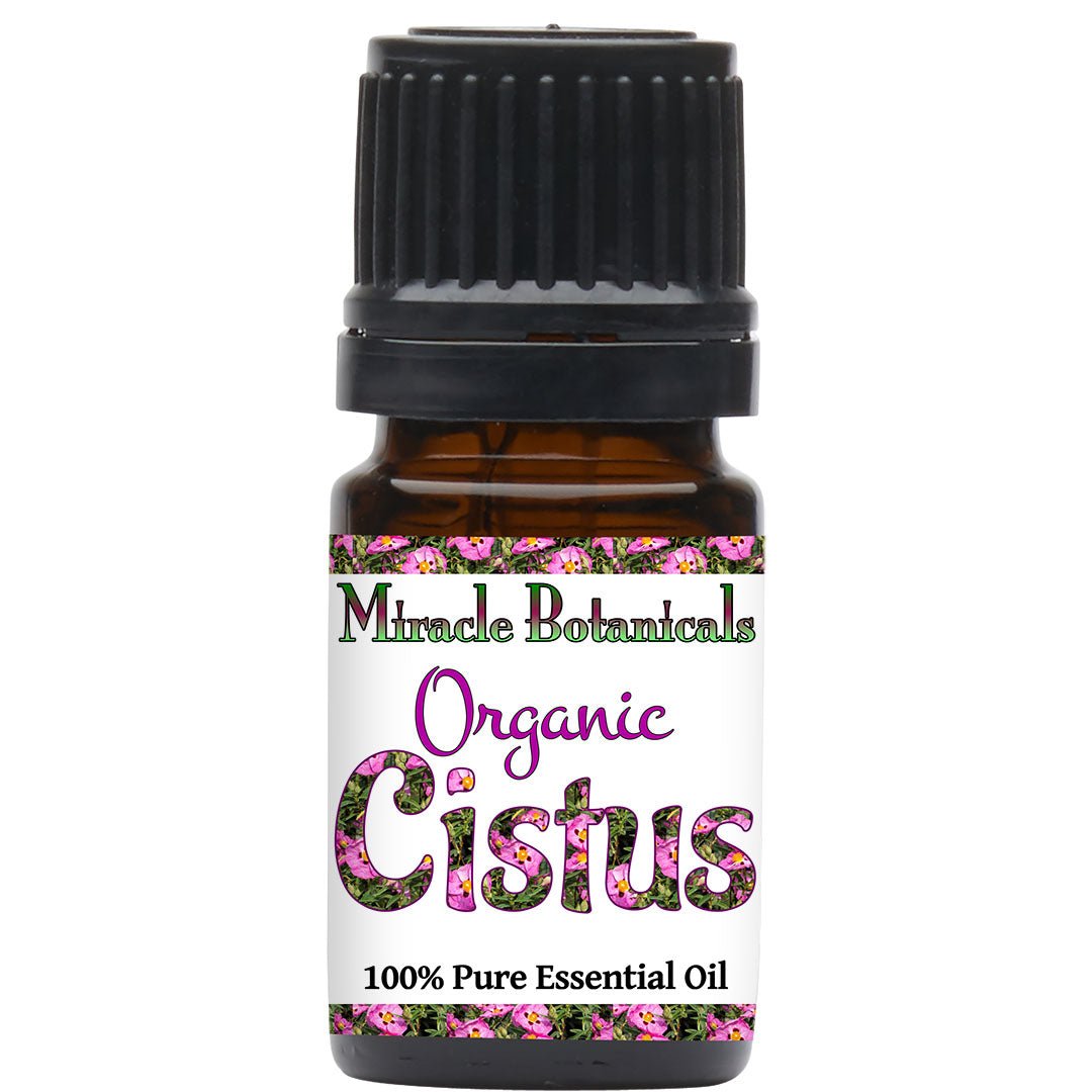 Cistus Essential Oil - Organic (Cistus Ladaniferus var. Creticus) - Miracle Botanicals Essential Oils