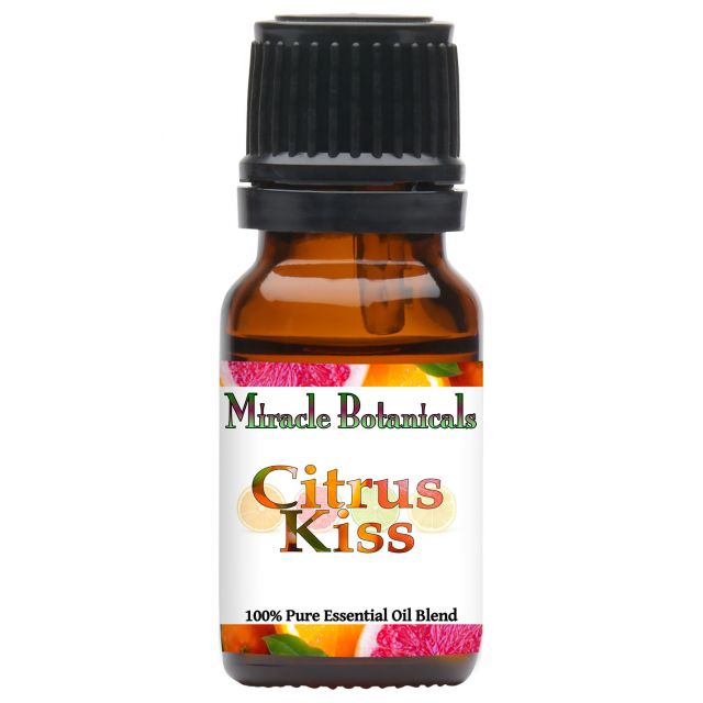 Citrus Kiss Essential Oil Blend - 100% Pure Essential Oil Blend of Mouthwatering Citrus~y Joy - Miracle Botanicals Essential Oils