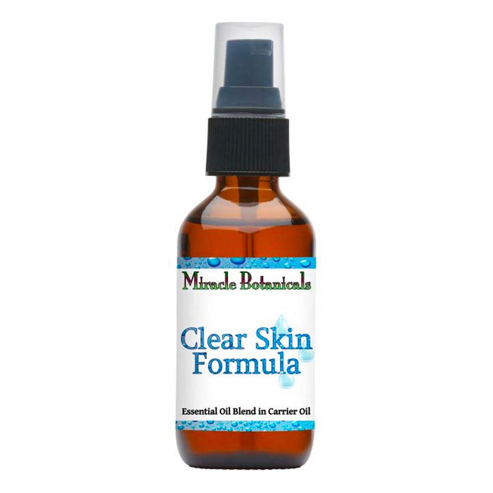 Clear Skin Formula - Essential Oil & Carrier Oil Blend for Rejuvenation and Clear Skin - Miracle Botanicals Essential Oils