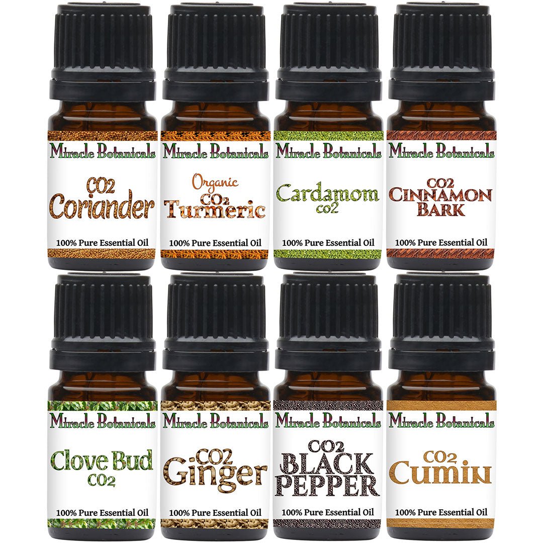 CO2 Spice Essential Oil Sampler Set - Miracle Botanicals Essential Oils