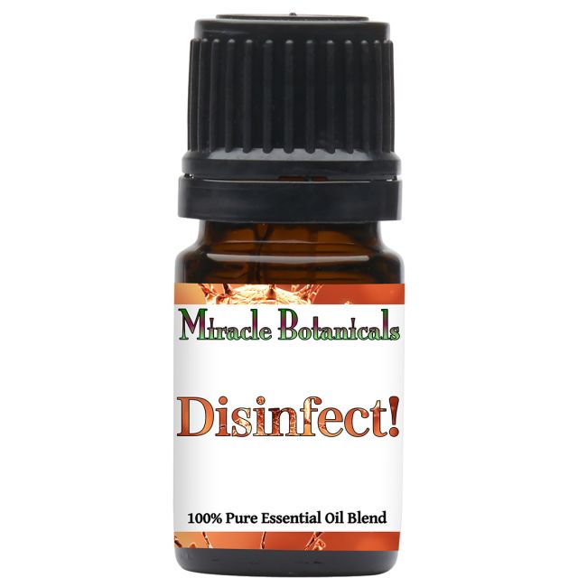 Disinfect Essential Oil Blend to Boost Immune Function, Neutralize Germs, Cleaning & Sanitizing - Miracle Botanicals Essential Oils