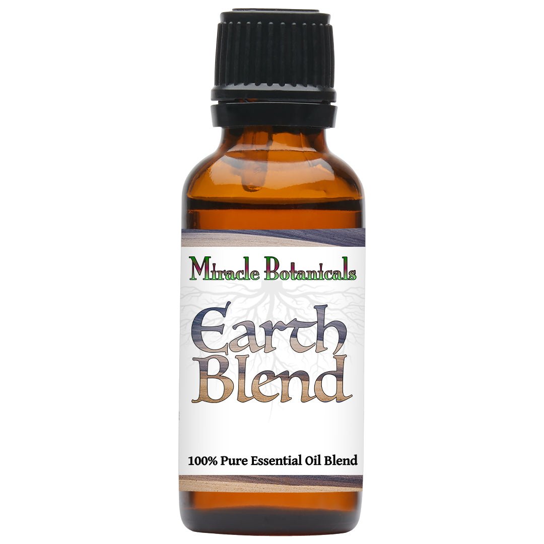 Earth Essential Oil Blend - 100% Essential Oil Blend for Grounding and Clearing - Miracle Botanicals Essential Oils