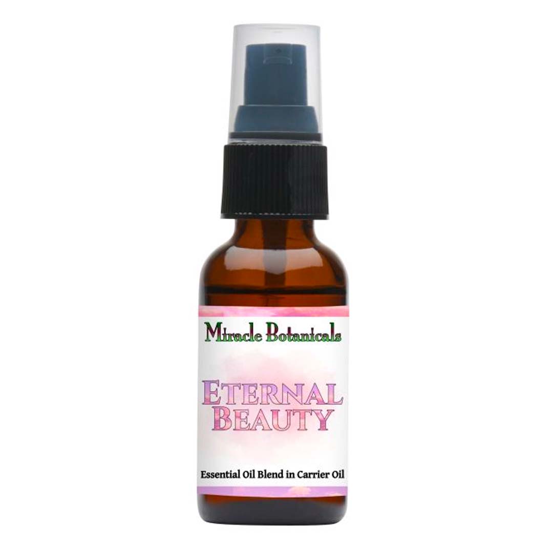 Eternal Beauty Skin Serum - Pure Essential Oils and Carrier Oils for Glowing Skin - Miracle Botanicals Essential Oils