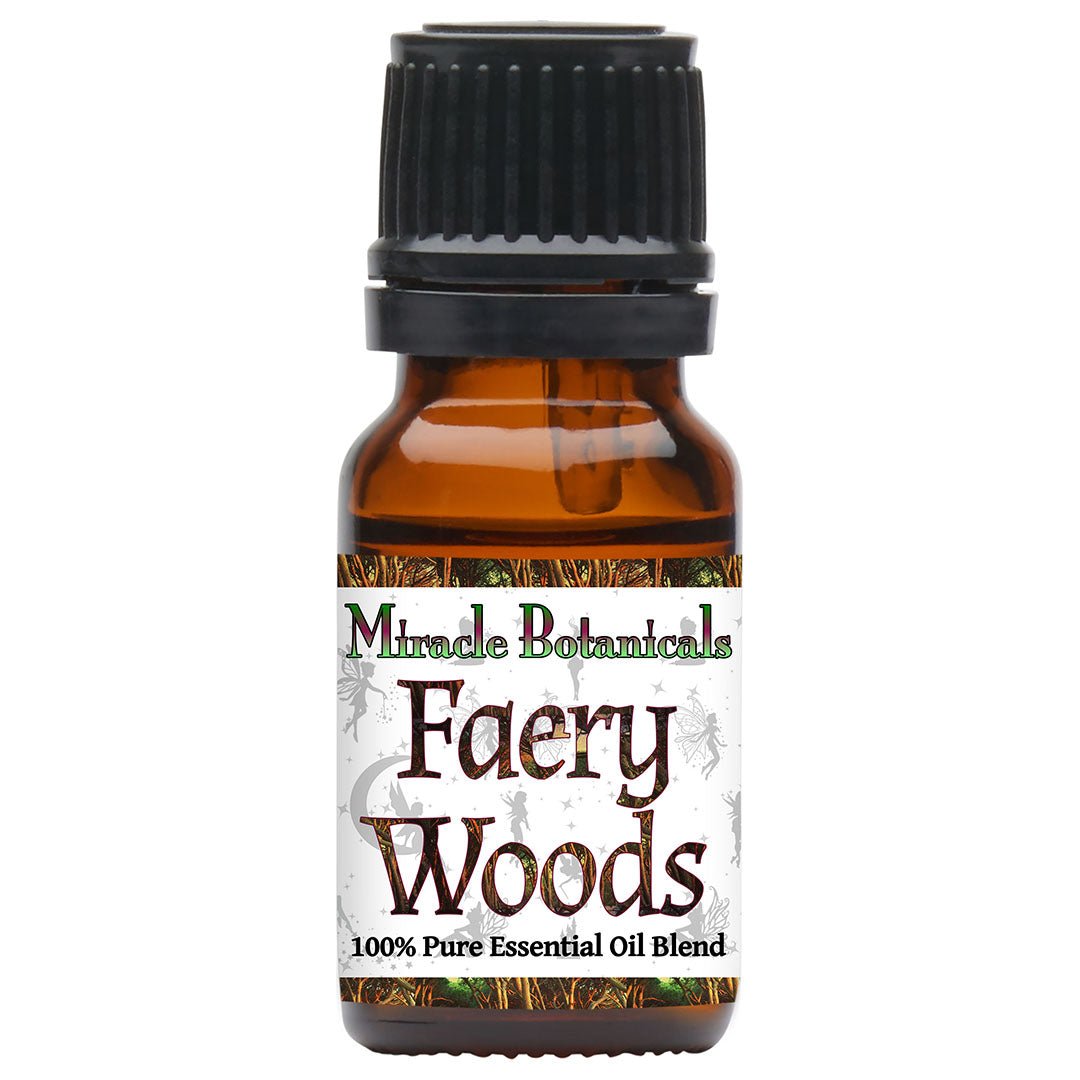 Faery Woods Essential Oil Blend - 100% Pure Blend of Wood Essential Oils - Discover Silence in a Mystical Forest - Miracle Botanicals Essential Oils