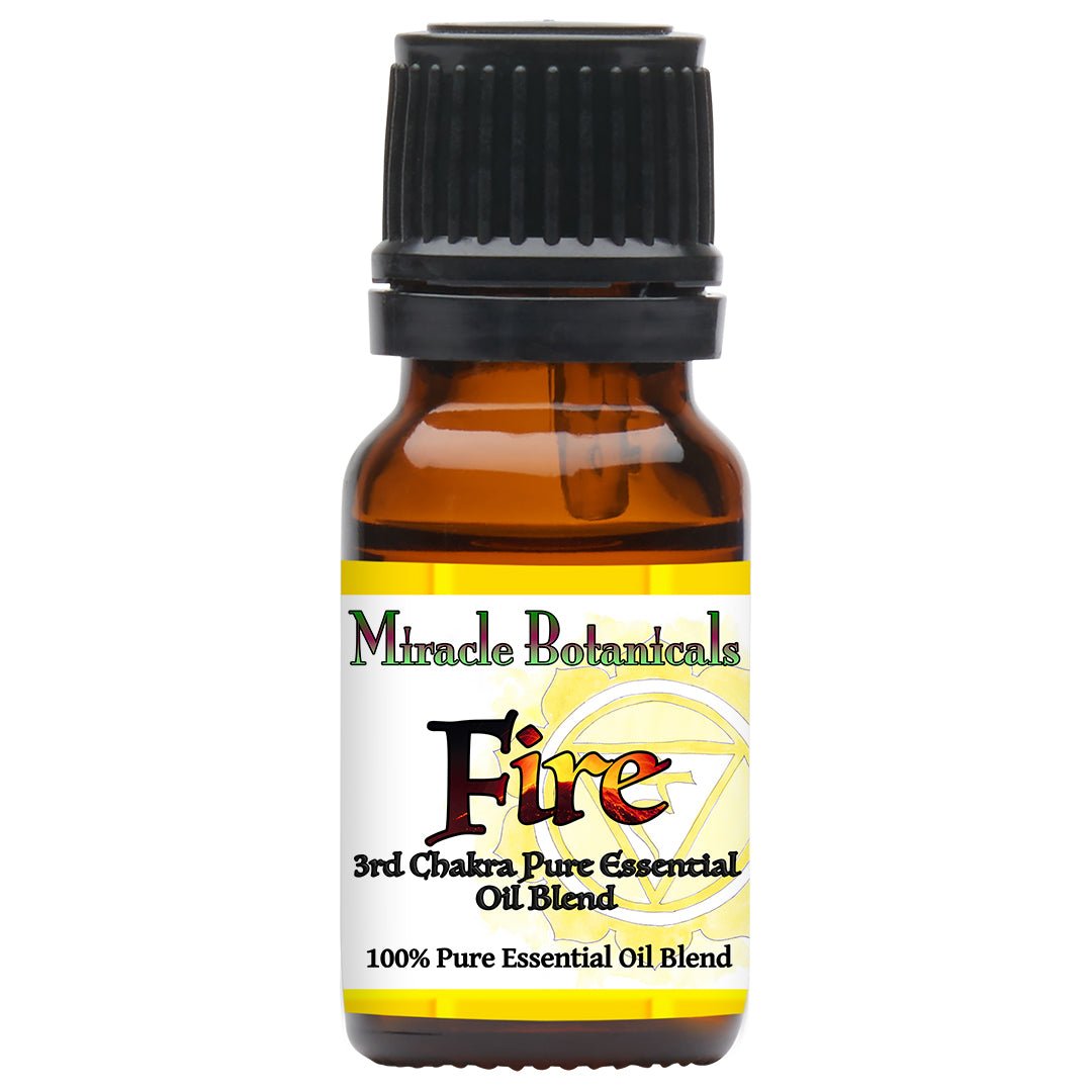 Fire - 3rd Chakra Essential Oil Blend for the Balancing the Energy at the Solar Plexus - Miracle Botanicals Essential Oils