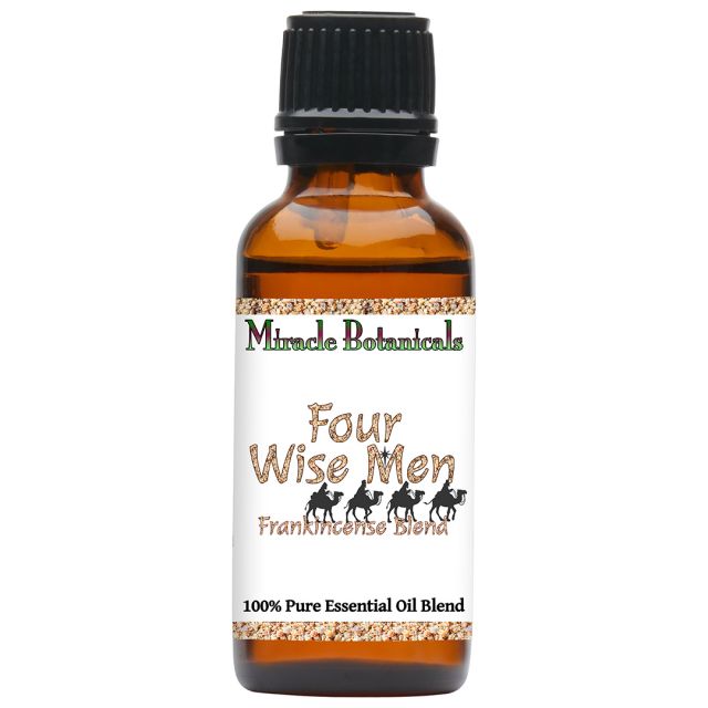 Four Wise Men Essential Oil Blend of 4 Premium Frankincense Essential Oils - Miracle Botanicals Essential Oils