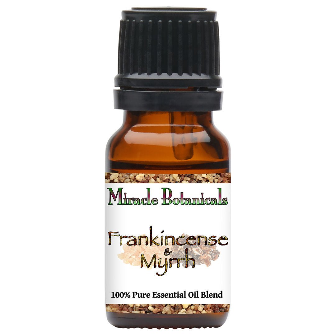 Frankincense and Myrrh - 100% Pure Essential Oil Blend of Carterii and Myrrh - Miracle Botanicals Essential Oils