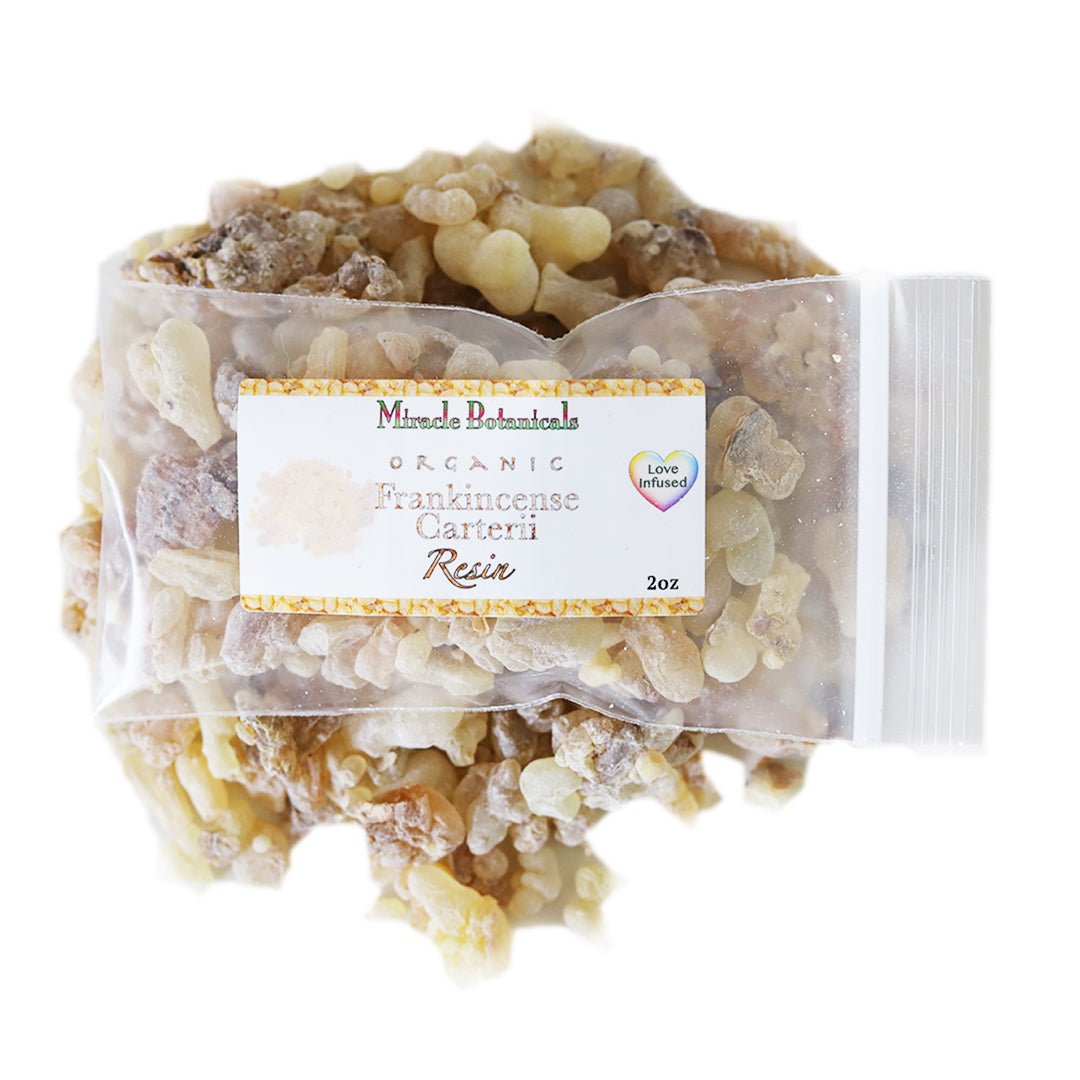 Frankincense Carterii Resin - Organic (Boswellia Carterii) - Miracle Botanicals Essential Oils