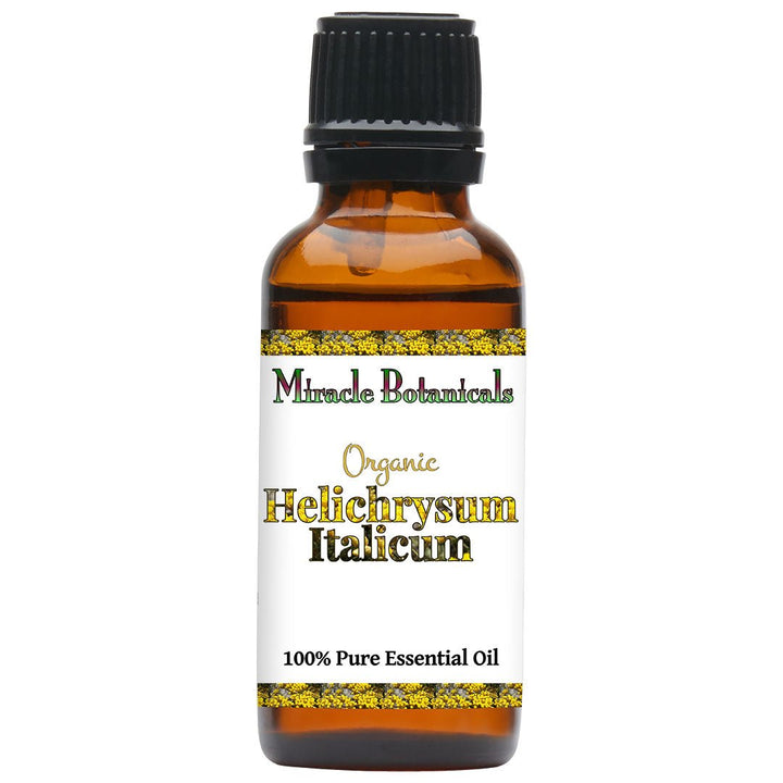 Helichrysum Italicum Essential Oil - Organic - France (Helichrysum Italicum G. Don) - Miracle Botanicals Essential Oils