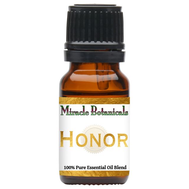 Honor Essential Oil Blend - 100% Pure Essential Oil Blend for Encouraging Inner Strength - Miracle Botanicals Essential Oils