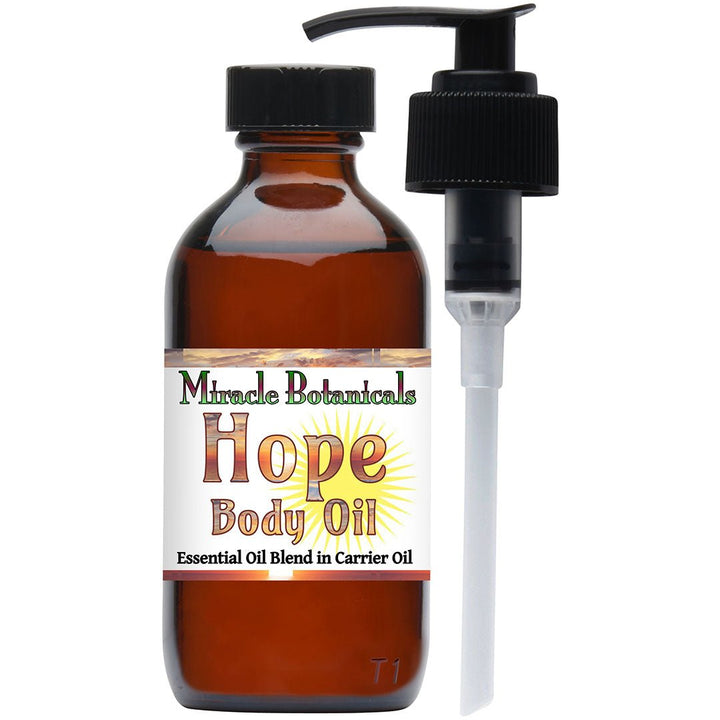 Hope Body Oil - 100% Pure Blend of Essential Oils in Argan Oil for Beauty and Radiance - Miracle Botanicals Essential Oils