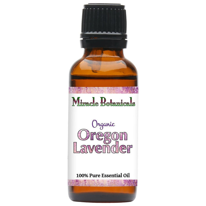 Lavender (Oregon) Essential Oil - Organic (Lavandula Angustifolia) - Miracle Botanicals Essential Oils