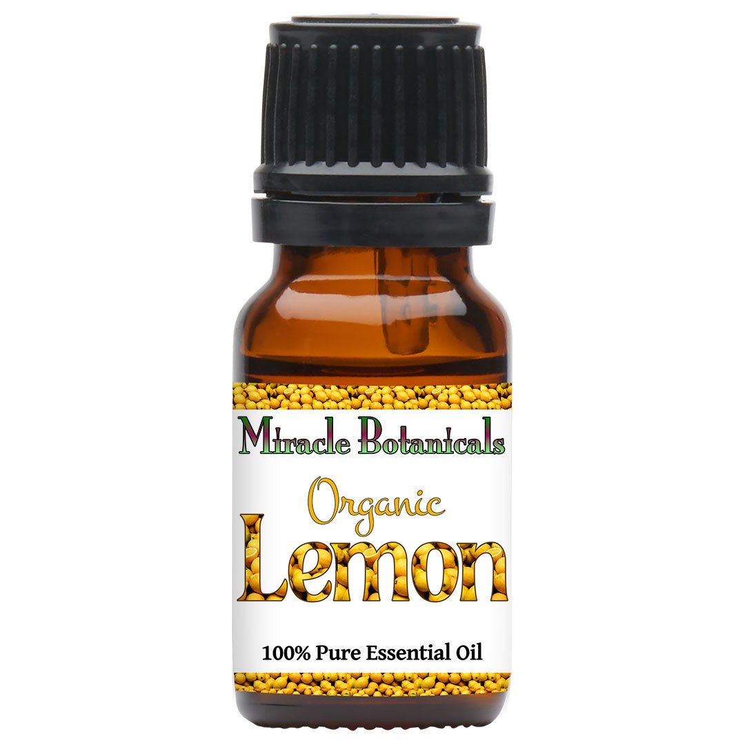 Lemon Essential Oil - Organic (Citrus Limonum) - Miracle Botanicals Essential Oils