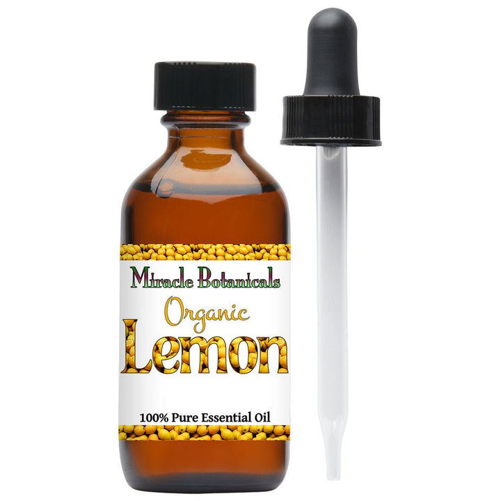 Lemon Essential Oil - Organic (Citrus Limonum) - Miracle Botanicals Essential Oils