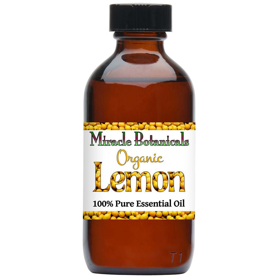 Lemon Essential Oil - Organic (Citrus Limonum) - Miracle Botanicals Essential Oils