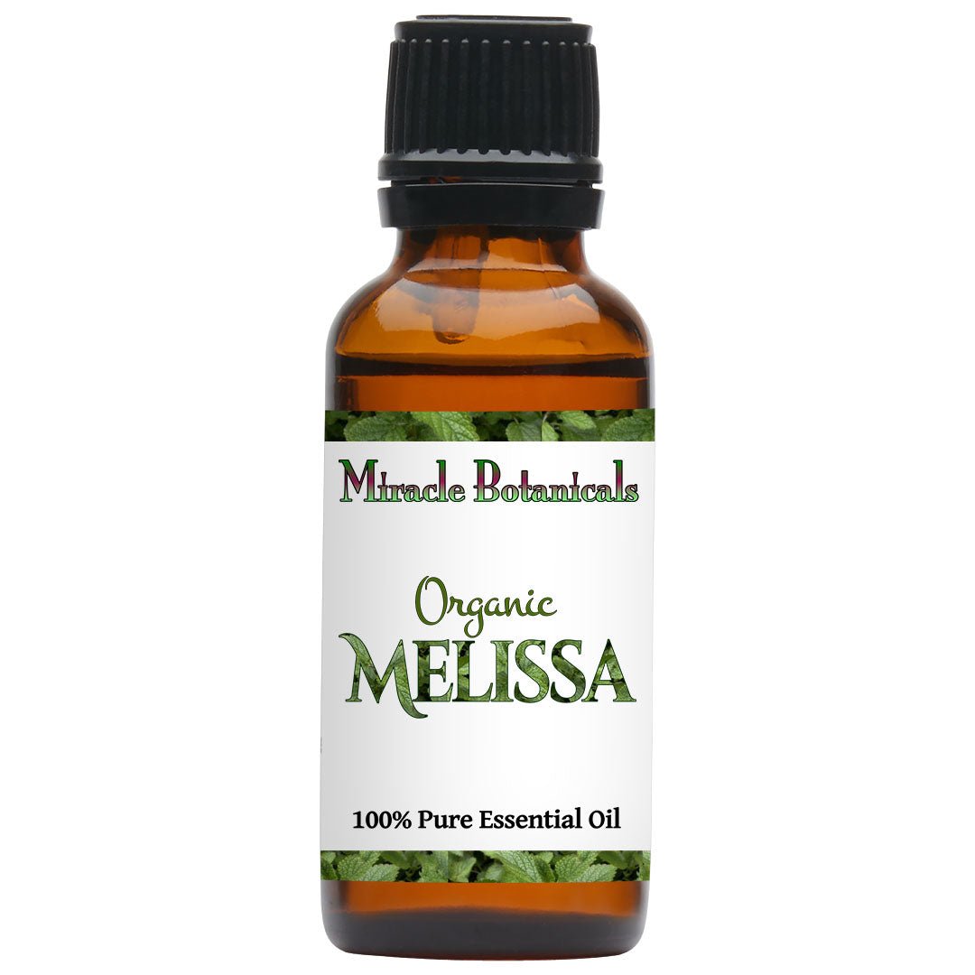 Melissa Essential Oil (Lemonbalm) - Organic (Melissa Officinalis) - Miracle Botanicals Essential Oils