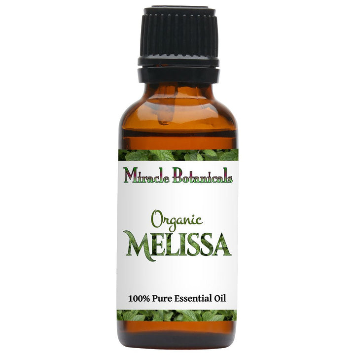 Melissa Essential Oil (Lemonbalm) - Organic (Melissa Officinalis) - Miracle Botanicals Essential Oils