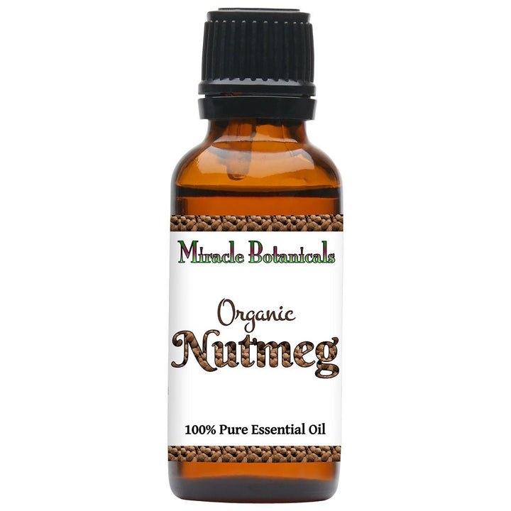 Nutmeg Essential Oil - Organic (Myristica Fragrans) - Miracle Botanicals Essential Oils