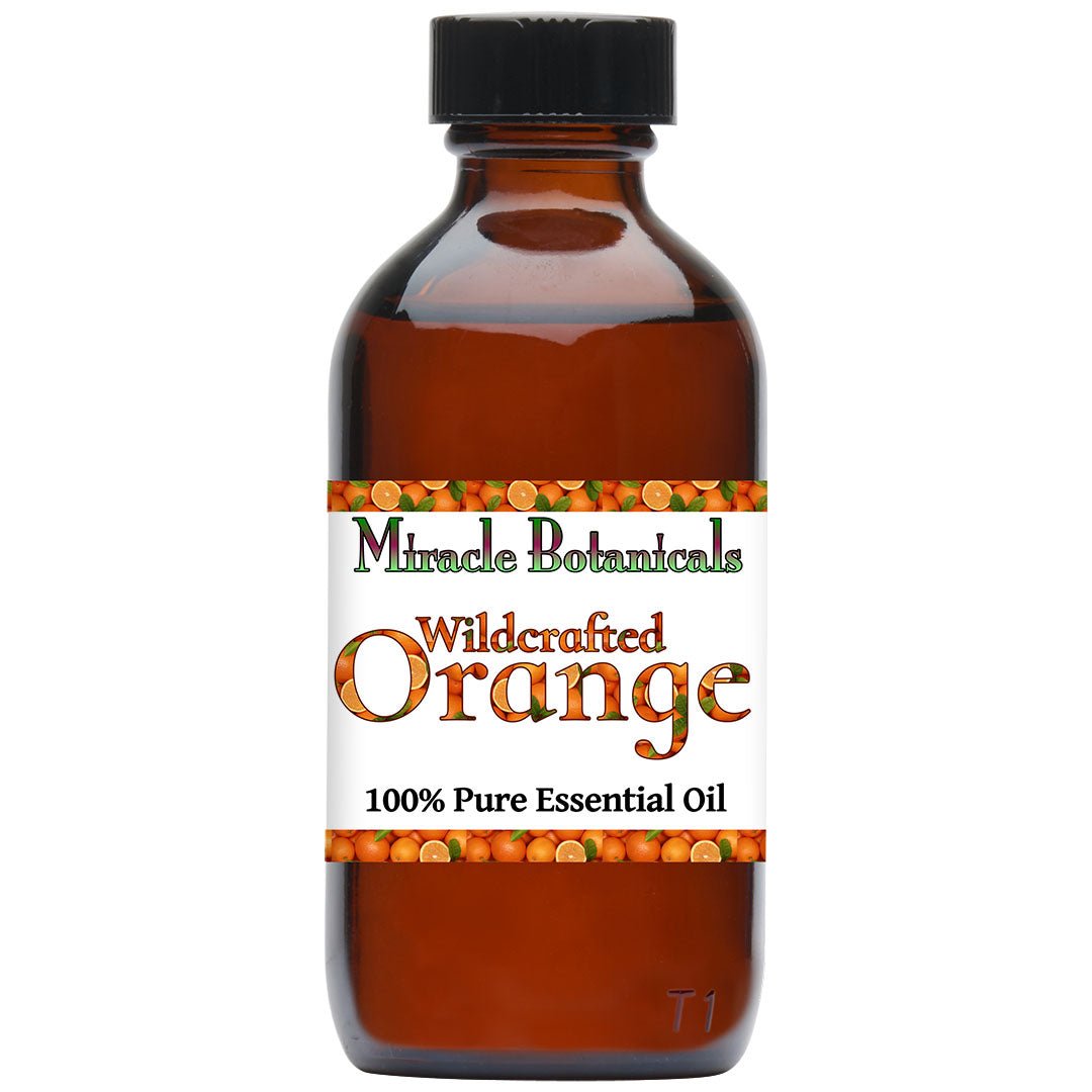 Orange Essential Oil - Wildcrafted (Citrus Sinensis) - Miracle Botanicals Essential Oils