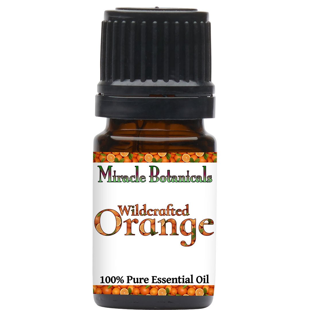 Orange Essential Oil - Wildcrafted (Citrus Sinensis) - Miracle Botanicals Essential Oils