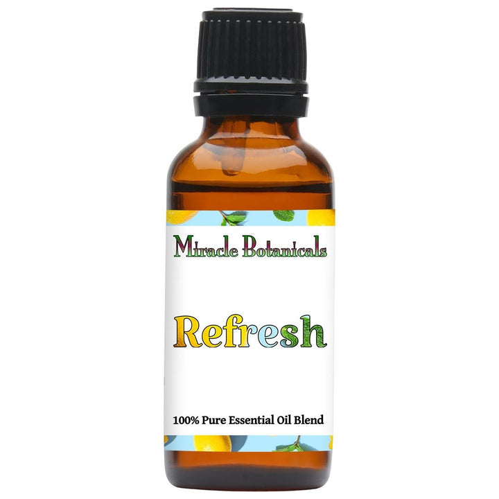 Refresh Essential Oil Blend - 100% Pure Essential Oil Blend for - Miracle Botanicals Essential Oils