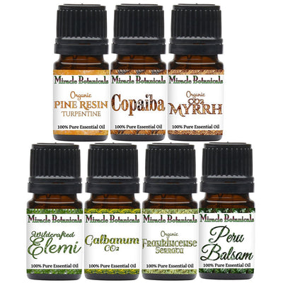 Resin Essential Oil Set - Sampler of 7 Popular Resin Oils