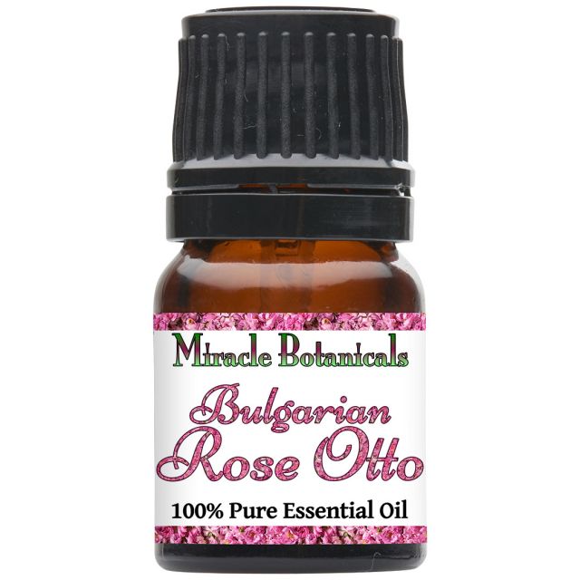 Rose (Bulgarian) Essential Oil - Rose Otto (Rosa Damascena) - Miracle Botanicals Essential Oils