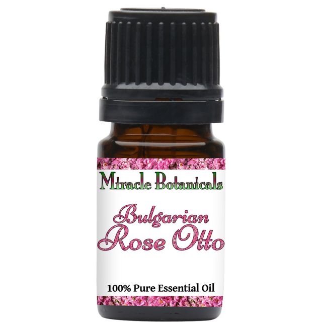 Rose (Bulgarian) Essential Oil - Rose Otto (Rosa Damascena) - Miracle Botanicals Essential Oils