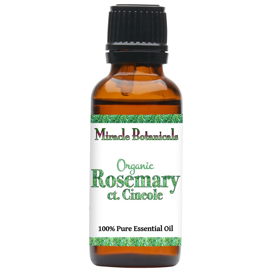 Rosemary Cineole Essential Oil - Organic (Rosmarinus Officinalis ct Cineole) - Miracle Botanicals Essential Oils