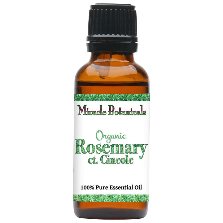 Rosemary Cineole Essential Oil - Organic (Rosmarinus Officinalis ct Cineole) - Miracle Botanicals Essential Oils