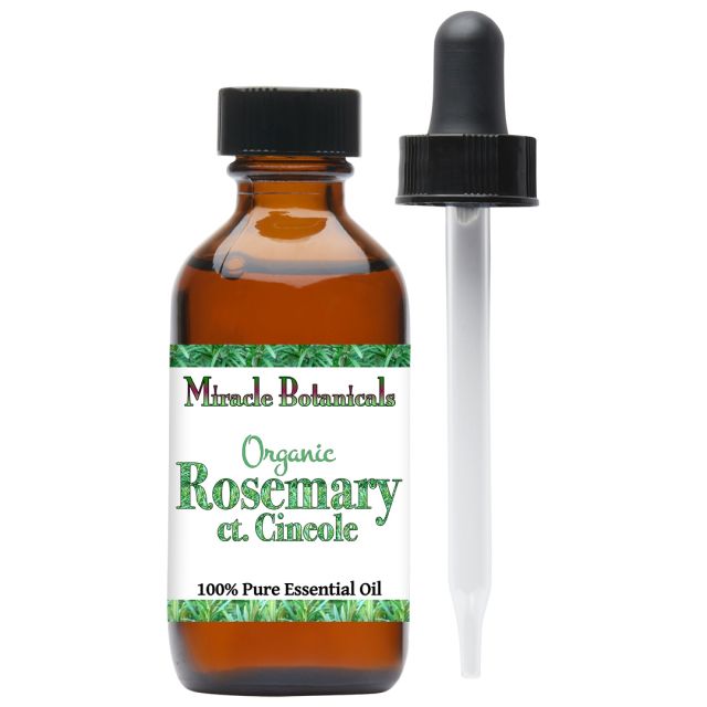 Rosemary Cineole Essential Oil - Organic (Rosmarinus Officinalis ct Cineole) - Miracle Botanicals Essential Oils